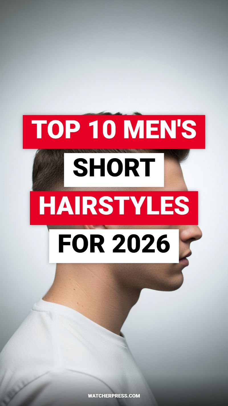 TOP 10 MEN'S SHORT HAIRSTYLES FOR 2026