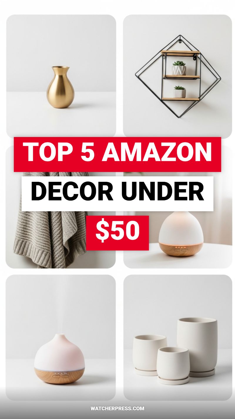 TOP 5 AMAZON DECOR UNDER $50