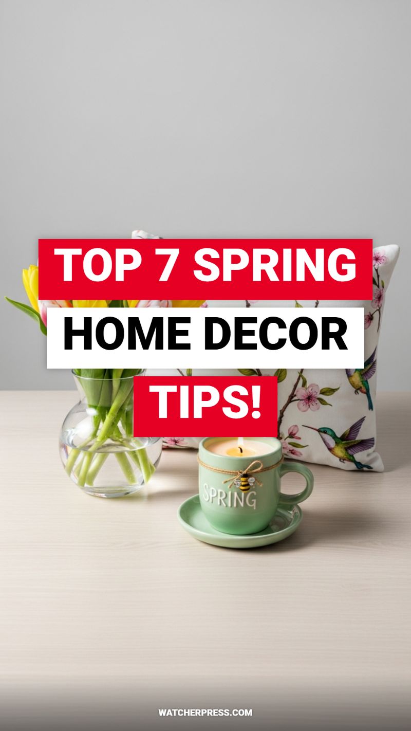 TOP 7 SPRING HOME DECOR TIPS!