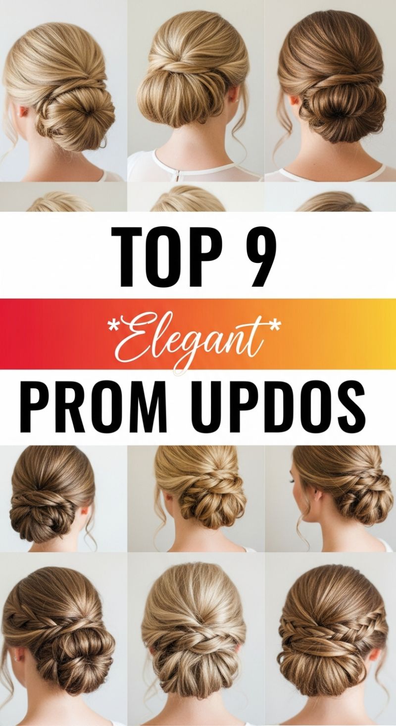 TOP 9 Elegant PROM UPDOS