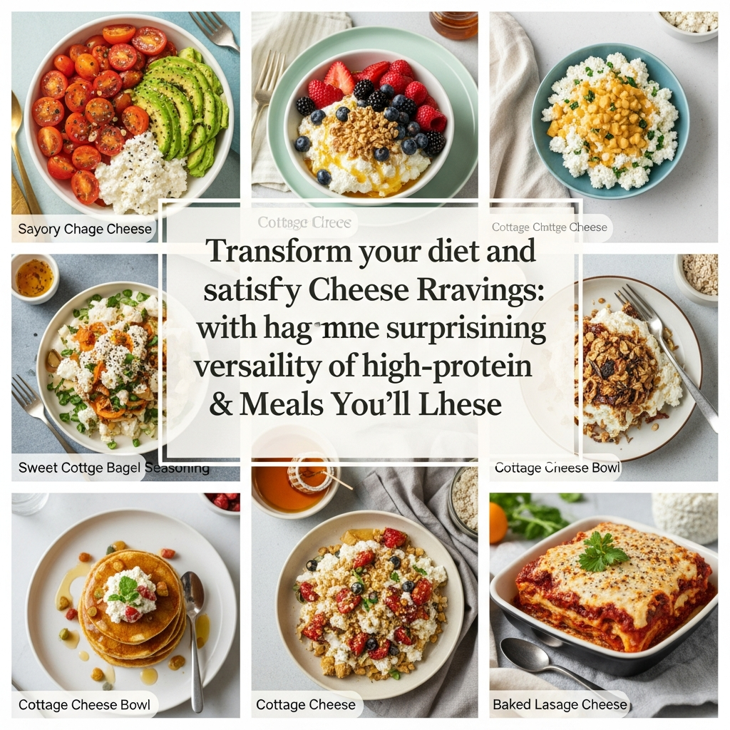 Transform your diet and satisfy cravings with the surprising versatility of high-protein cottage cheese.