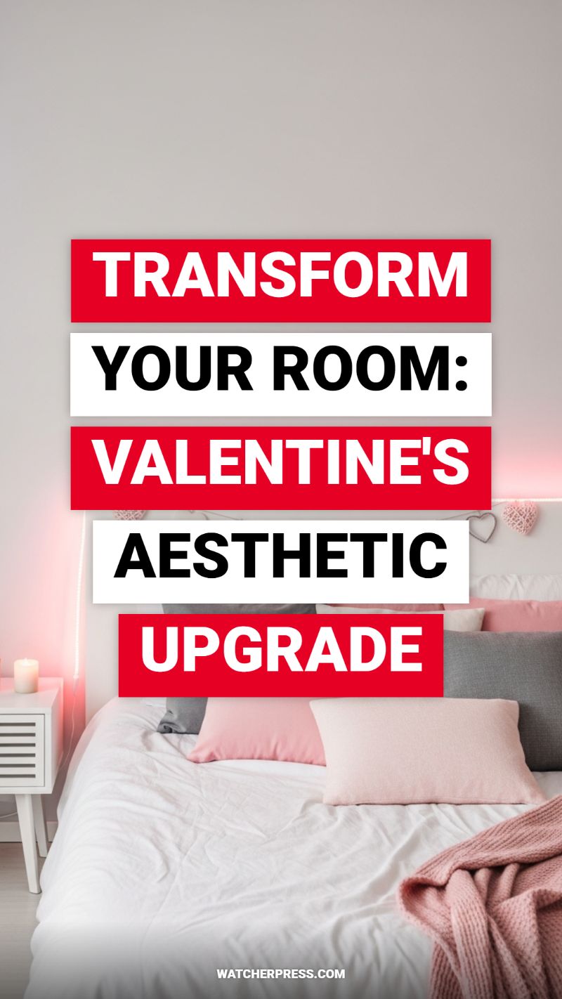 TRANSFORM YOUR ROOM: VALENTINE'S AESTHETIC UPGRADE