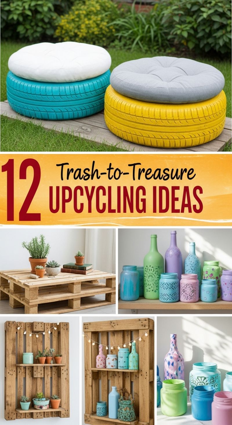 Trash-to-Treasure Upcycling Ideas