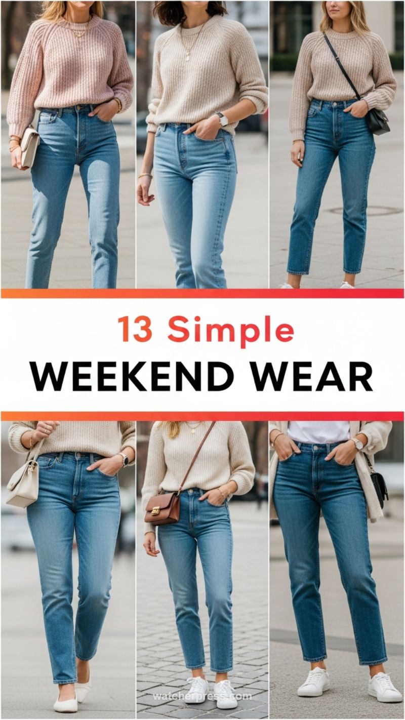 Trend 1: Simple Weekend Wear Staples