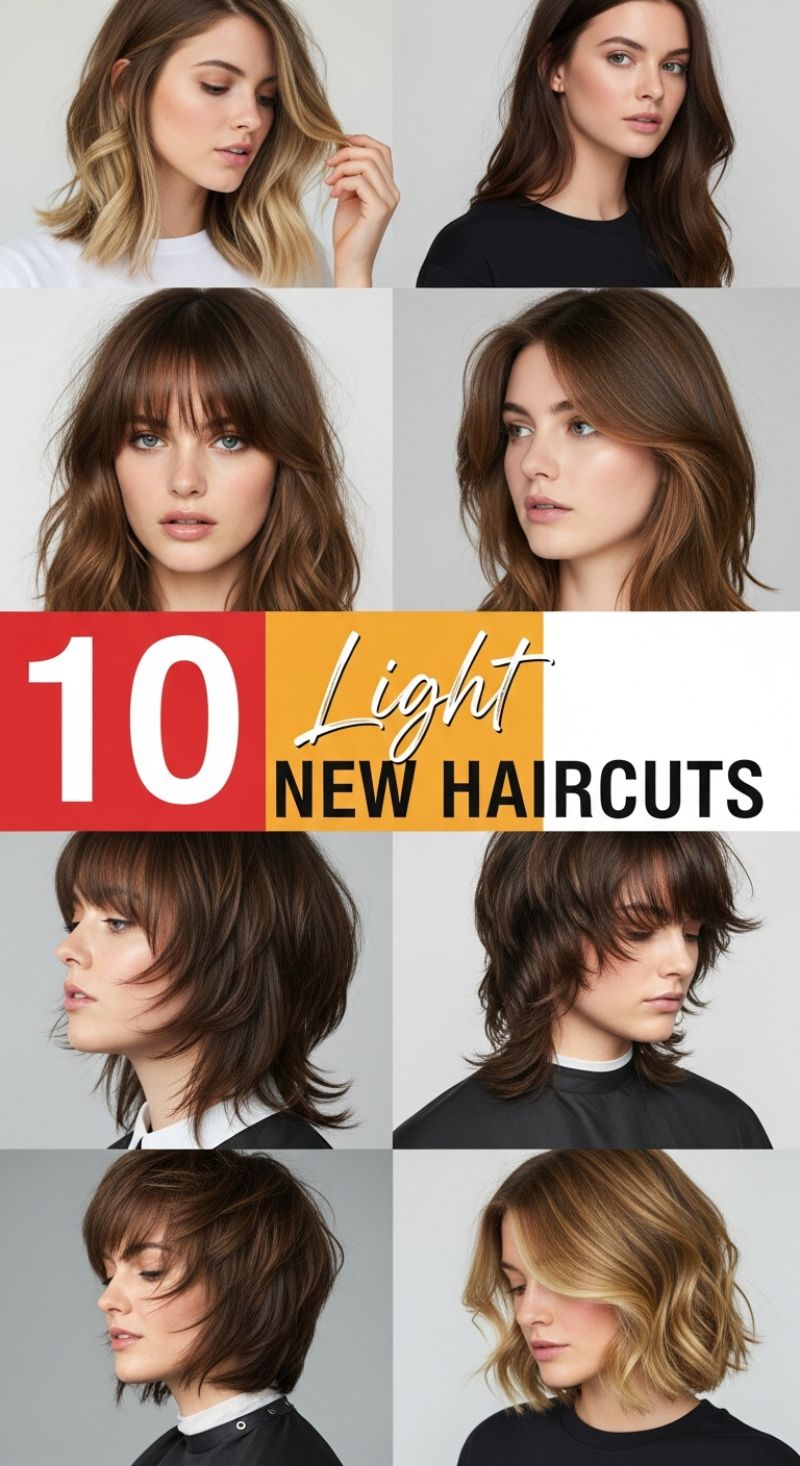 Trend 15: 10 Light New Haircuts: Modern Shag and Layered Bobs