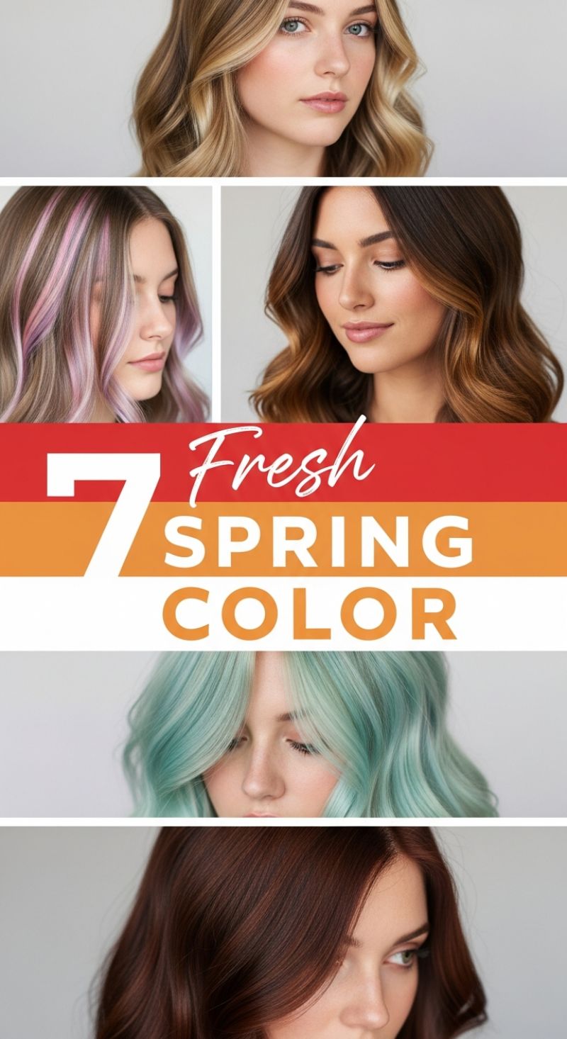 Trend 2: Fresh Spring Hair Colors: Mint & Pink Pops