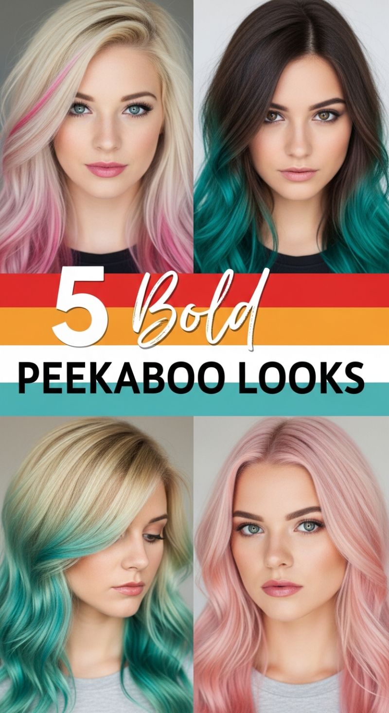 Trend 5: Bold Peekaboo Highlights: Hidden Color Power