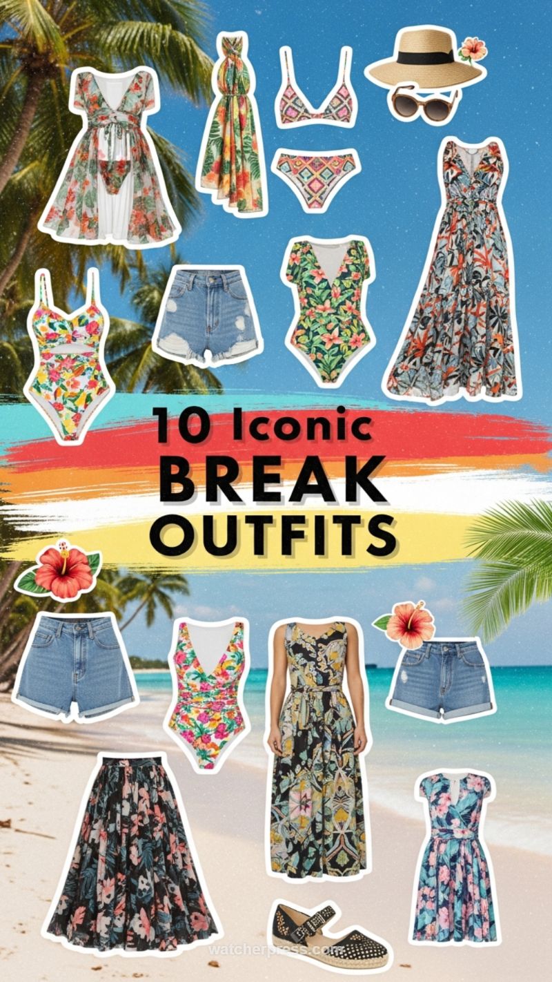 Trend 6: Iconic Break Outfits and Tropical Prints