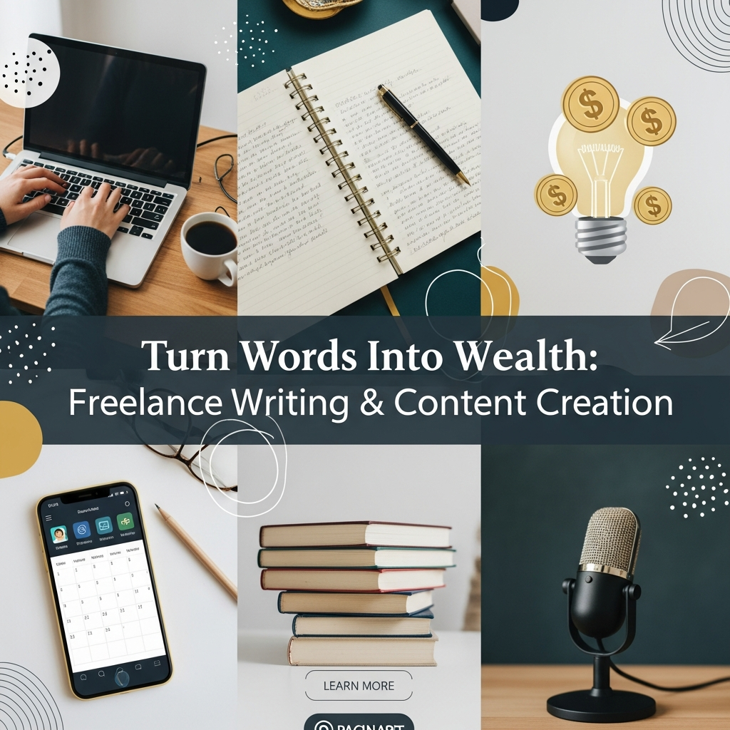Turn Words Into Wealth: Freelance Writing & Content Creation