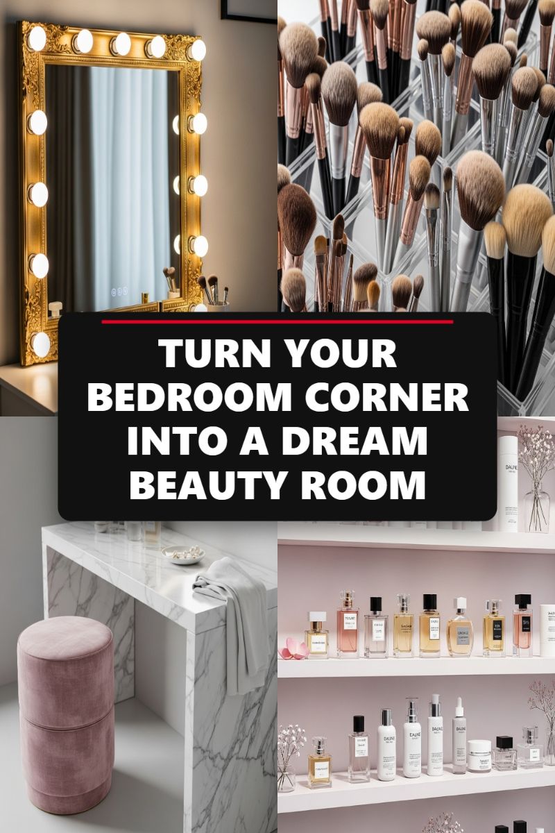 TURN YOUR BEDROOM CORNER INTO A DREAM BEAUTY ROOM