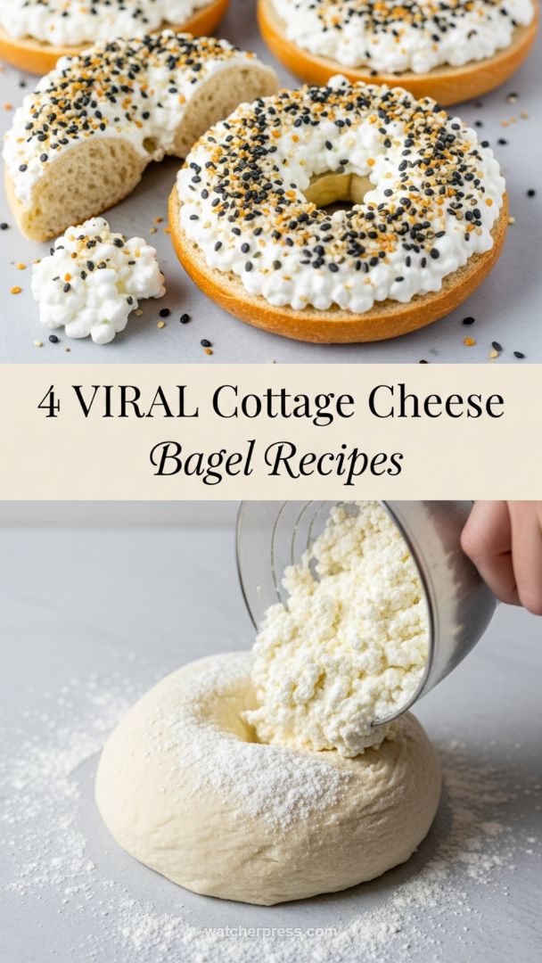 Two-Ingredient High-Protein Cottage Cheese Bagels: The Ultimate Fat-Shredding Breakfast