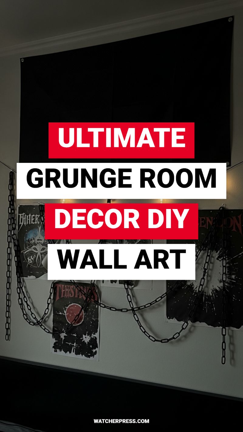ULTIMATE GRUNGE ROOM DECOR DIY WALL ART