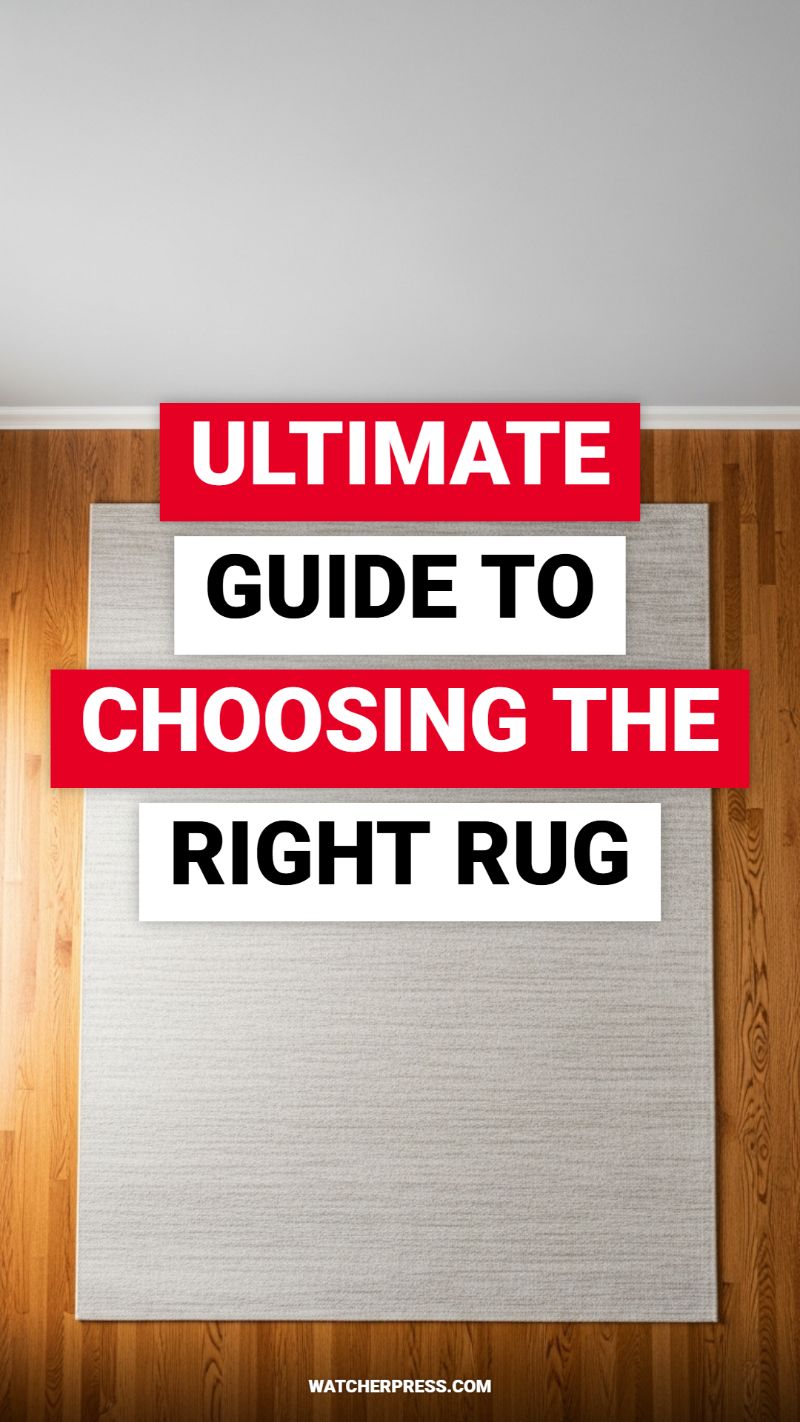 ULTIMATE GUIDE TO CHOOSING THE RIGHT RUG