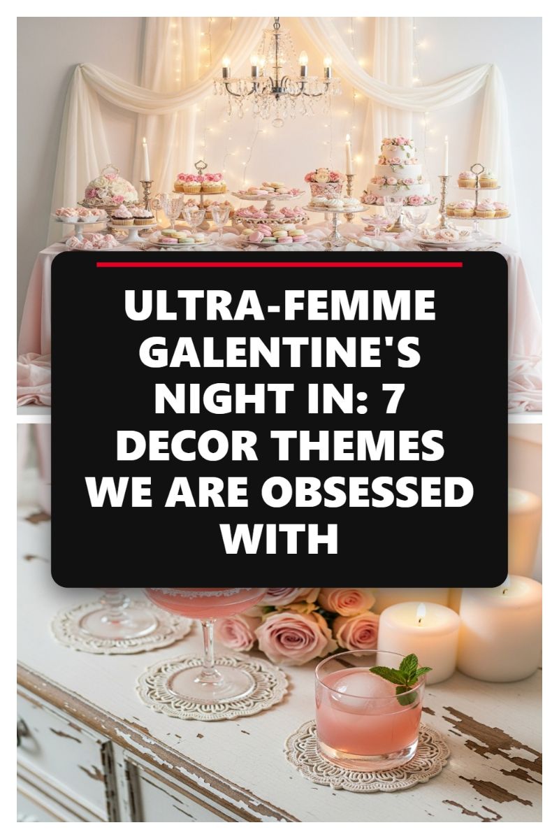 ULTRA-FEMME GALENTINE'S NIGHT IN: 7 DECOR THEMES WE ARE OBSESSED WITH