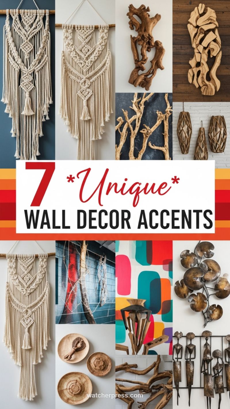 Unique Wall Decor Accents: Natural and Woven Treasures