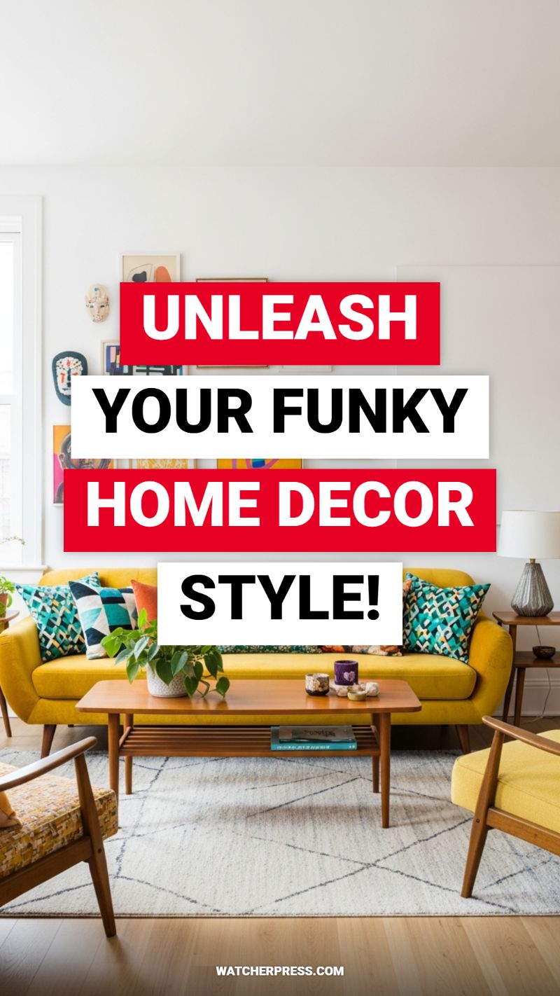 UNLEASH YOUR FUNKY HOME DECOR STYLE!