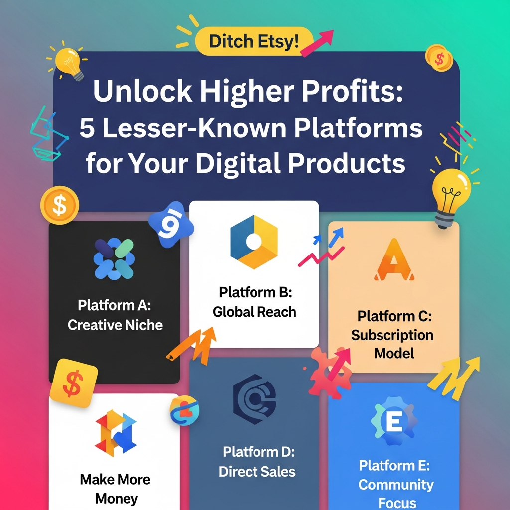Unlock Higher Profits: 5 Lesser-Known Platforms for Your Digital Products