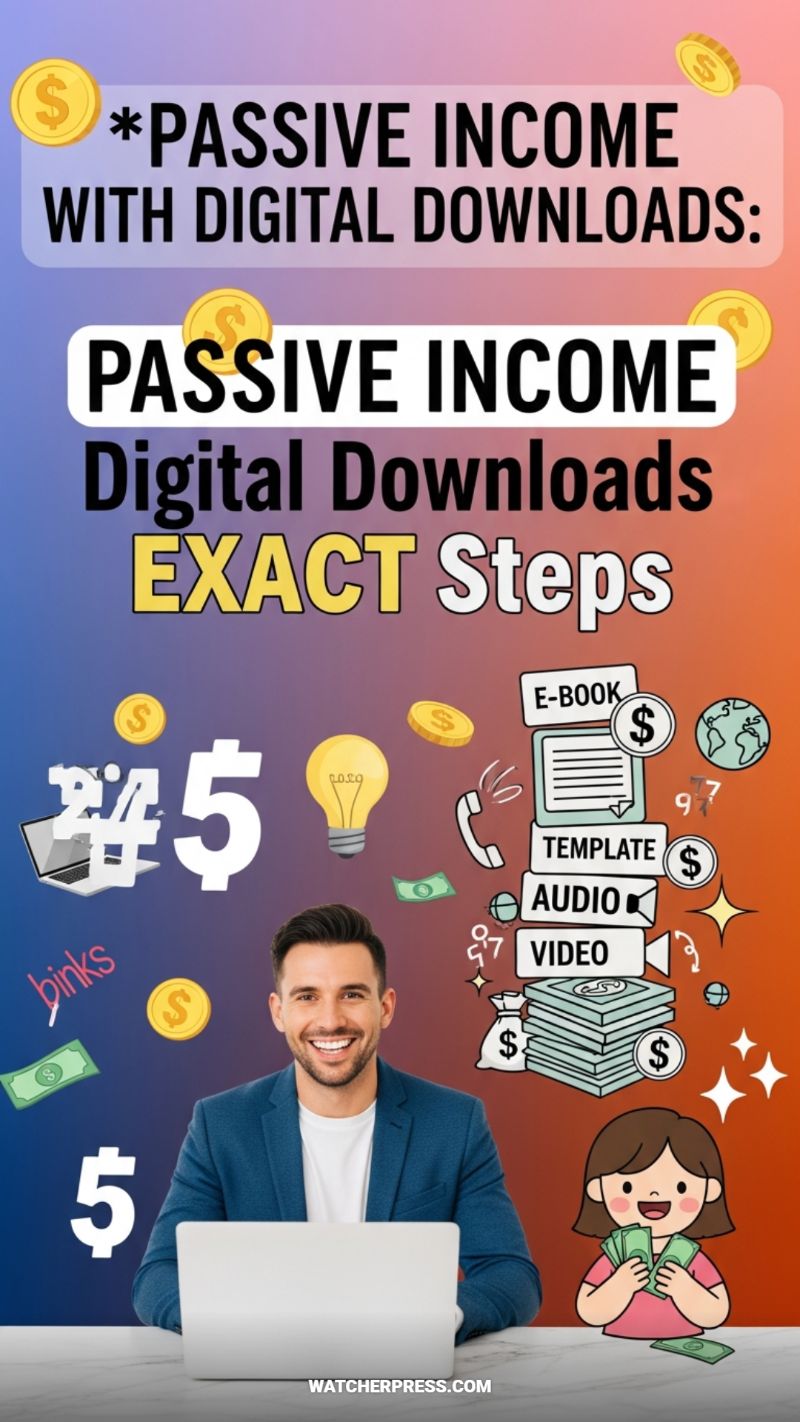 Unlocking Passive Income with Digital Downloads
