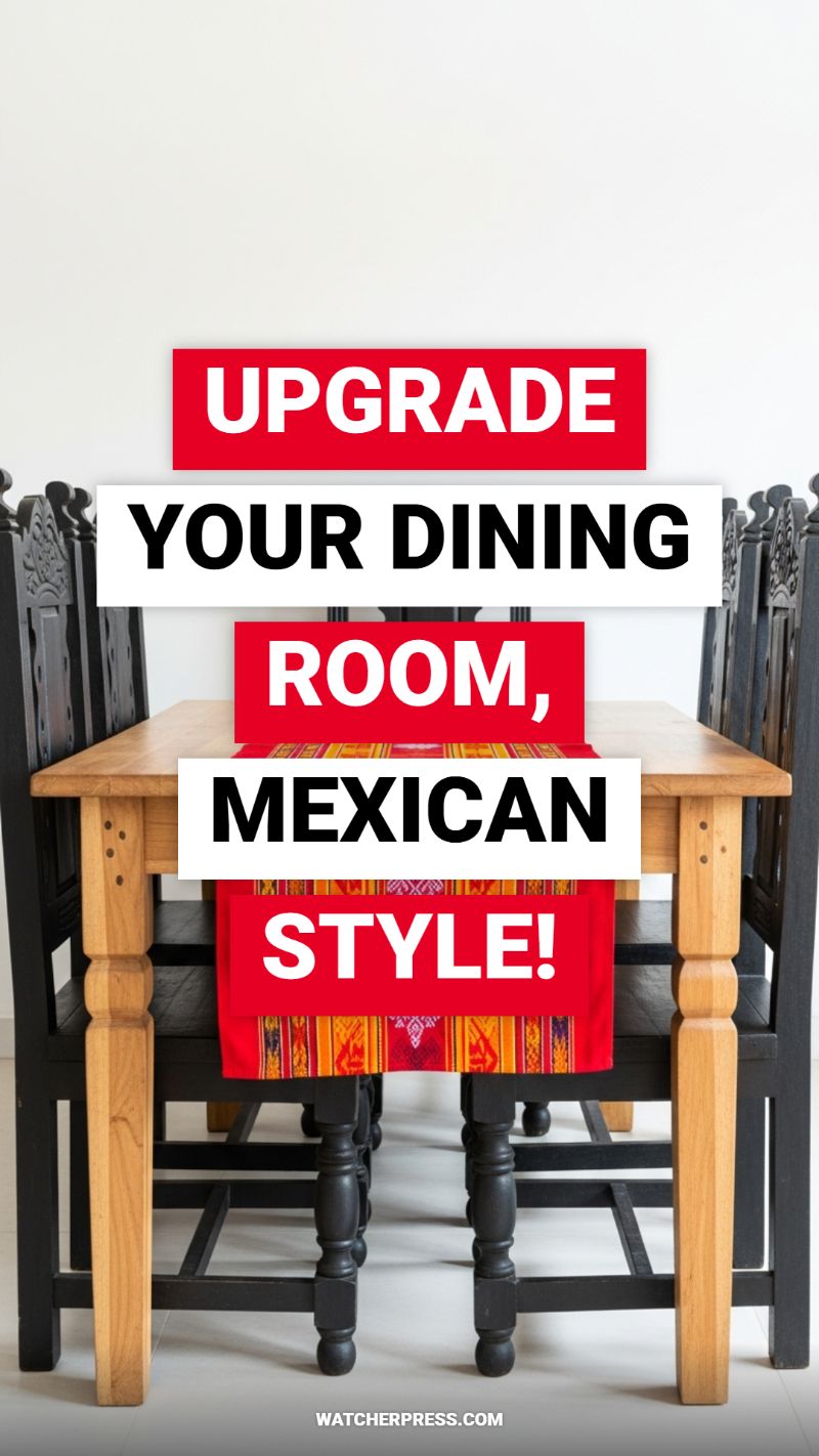 UPGRADE YOUR DINING ROOM, MEXICAN STYLE!