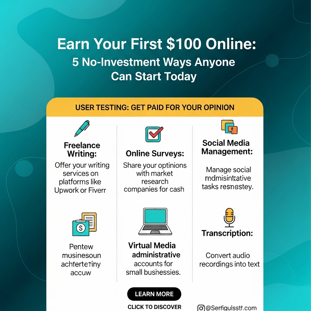 User Testing: Get Paid for Your Opinion