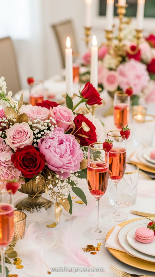 Velvet Petals and Golden Sheen: Mastering the Luxe Layered Table Setting