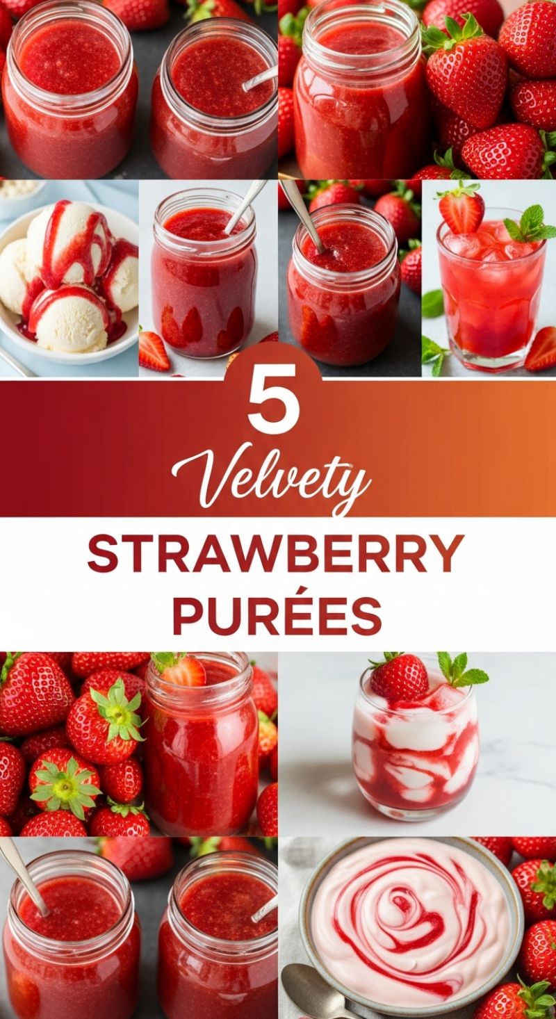 You Won't Believe How Easy These 20+ Mouth-Watering Recipes Are! Velvety Strawberry Purées