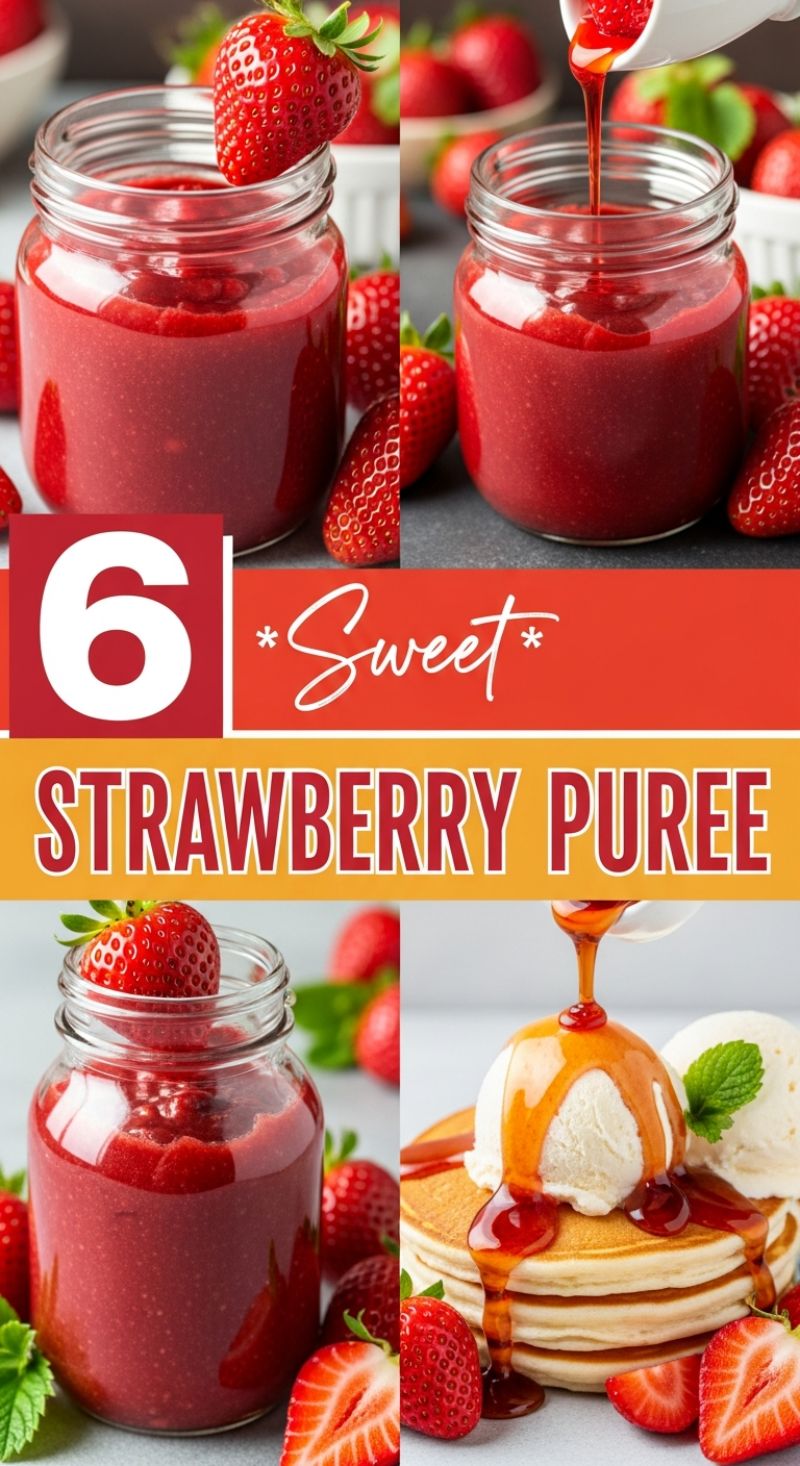 Versatile & Sweet Strawberry Puree