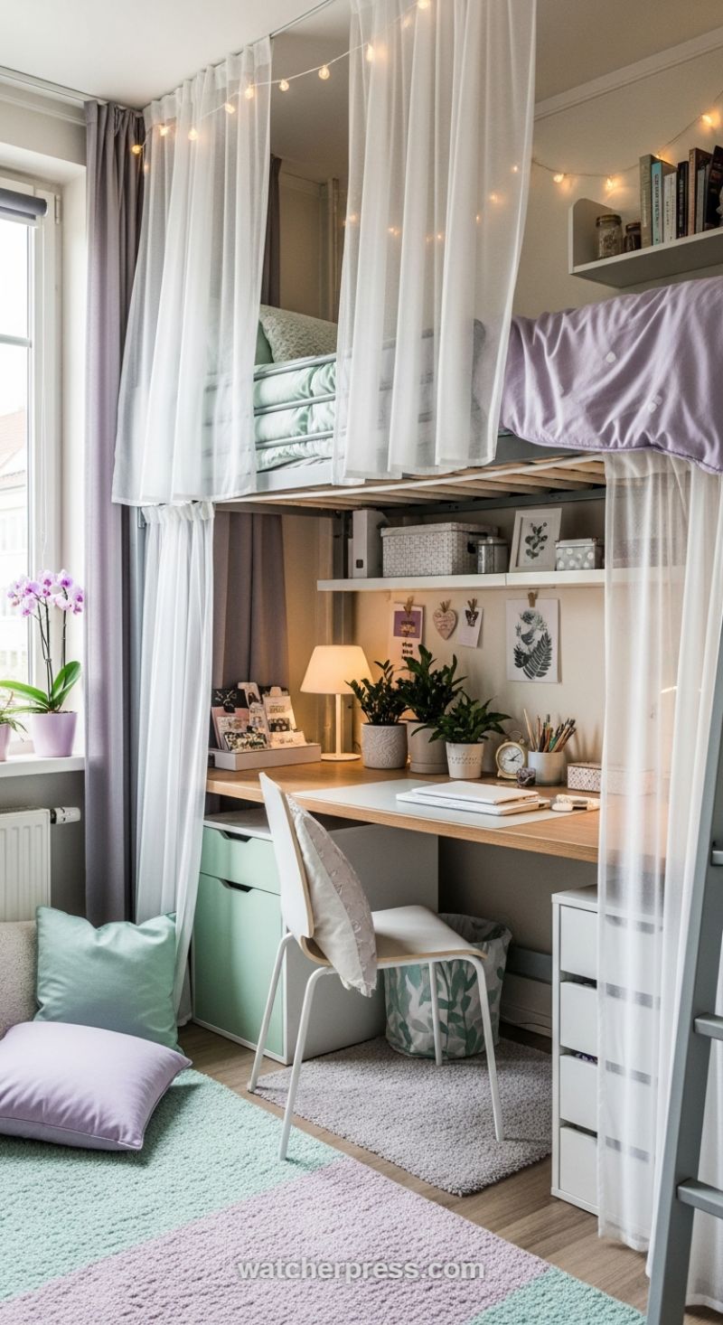 Vertical Zoning: Mastering the Loft Bed Nook for Small Spaces