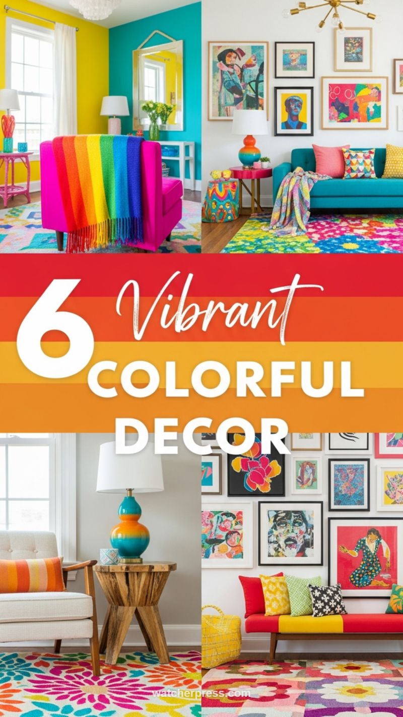 Vibrant Colorful Decor That Pops