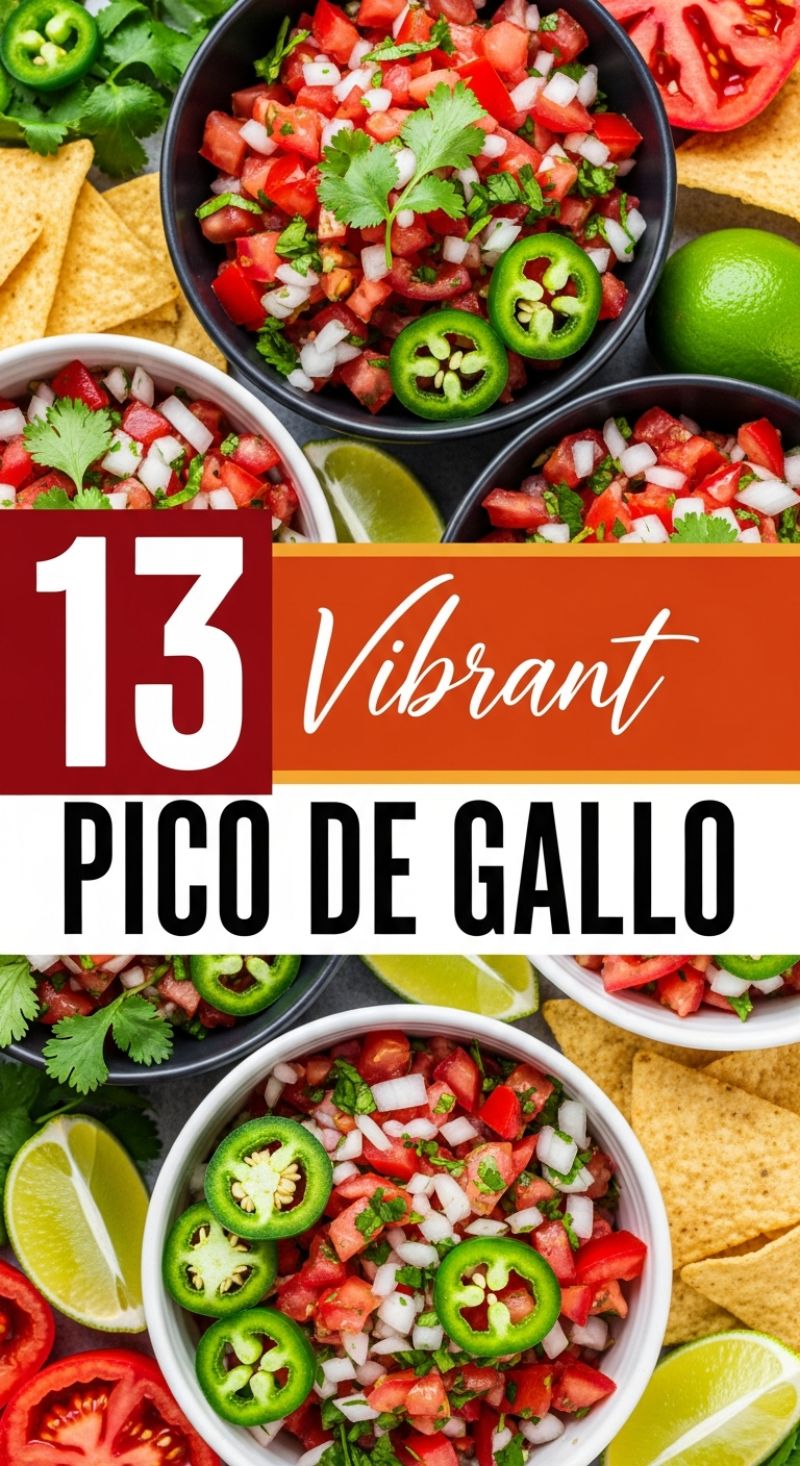 You Won't Believe How Easy These 20+ Mouth-Watering Recipes Are! Vibrant Fresh Pico de Gallo
