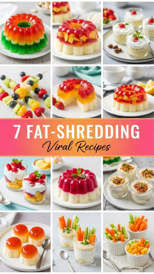 Vibrant, Low-Calorie Gelatin and Fruit Treats: Viral Recipes for Guilt-Free Shredding