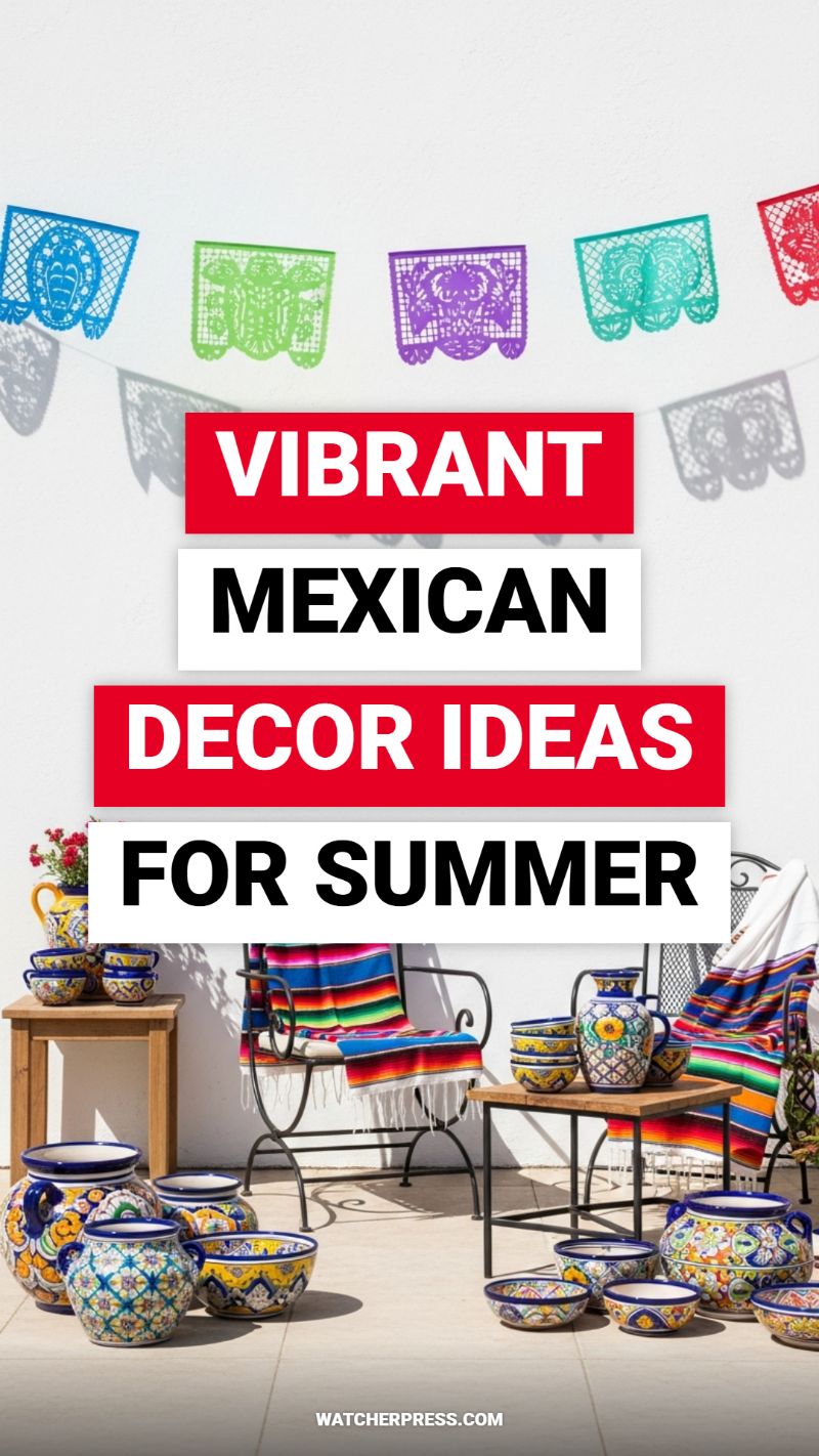 VIBRANT MEXICAN DECOR IDEAS FOR SUMMER