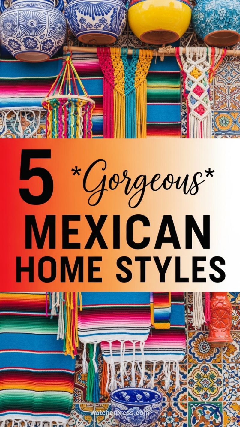 Vibrant Mexican Home Styles: Rich Textiles and Pottery