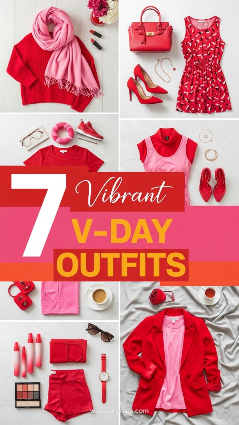 Vibrant Red and Pink V-Day Combinations