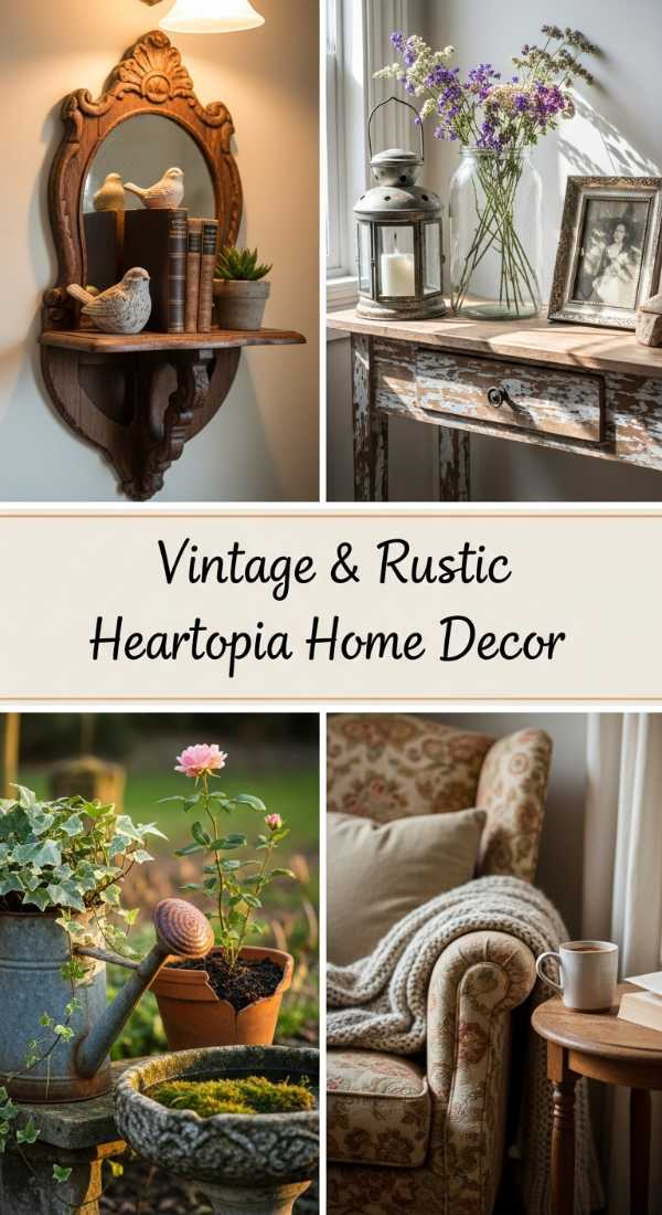 Vintage & Rustic Heartopia Home Decor