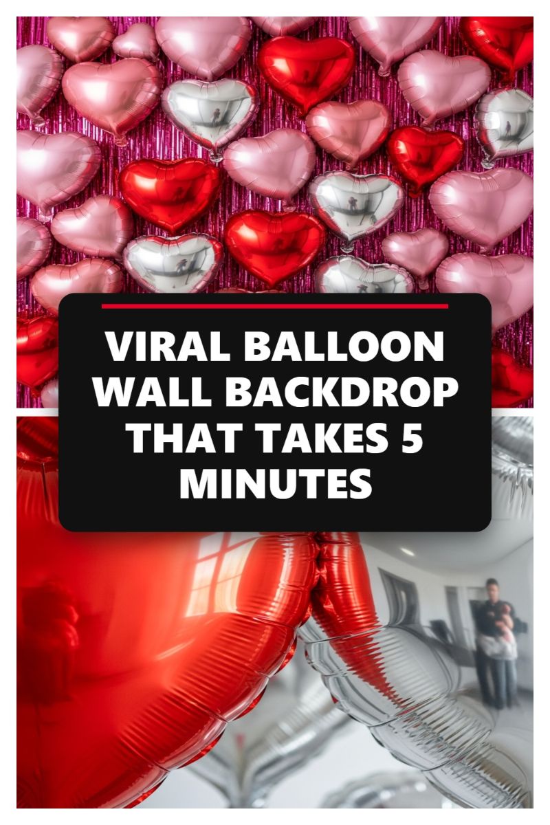 VIRAL BALLOON WALL BACKDROP THAT TAKES 5 MINUTES