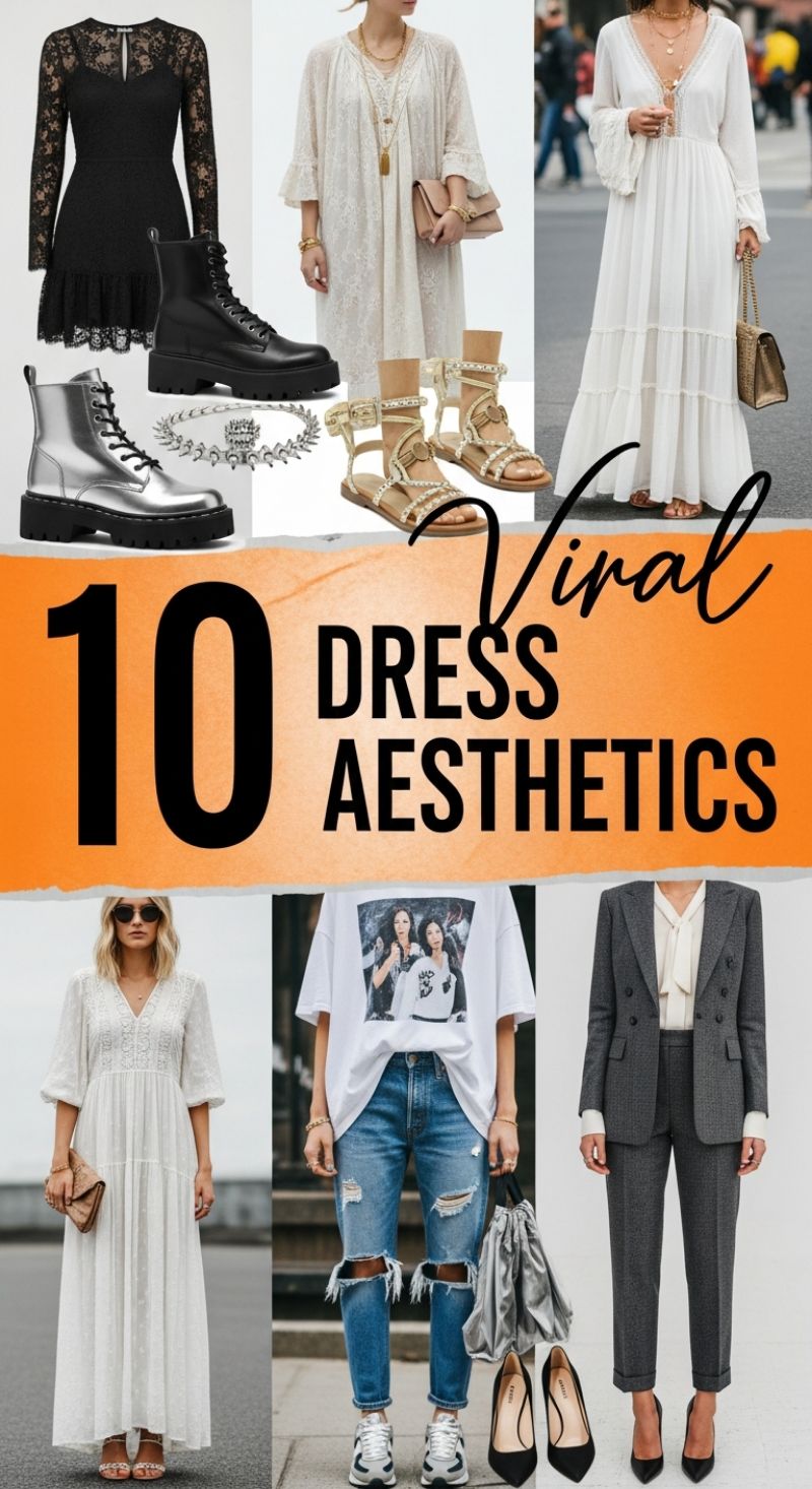 Viral Dress Aesthetics: 10 Styles Trending Now