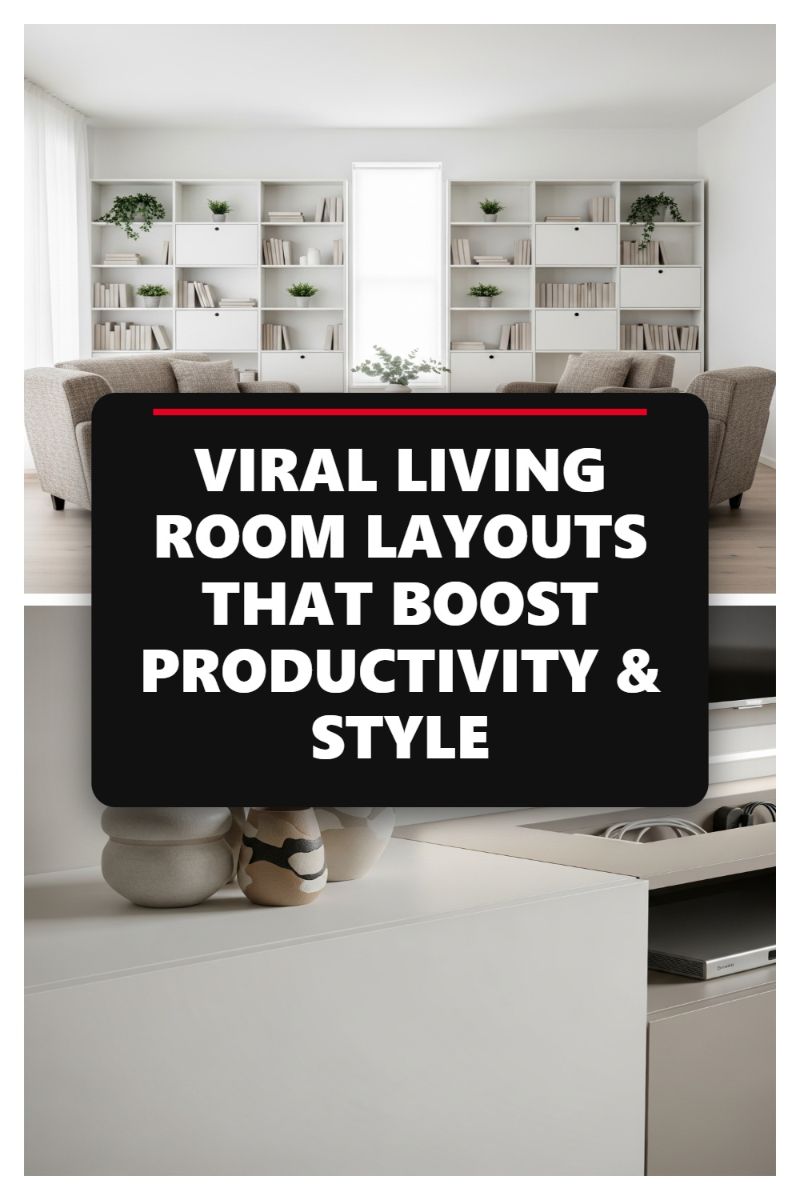 VIRAL LIVING ROOM LAYOUTS THAT BOOST PRODUCTIVITY & STYLE