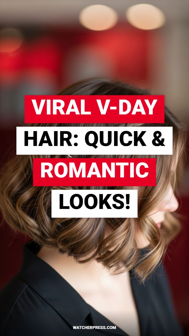 VIRAL V-DAY HAIR: QUICK & ROMANTIC LOOKS!