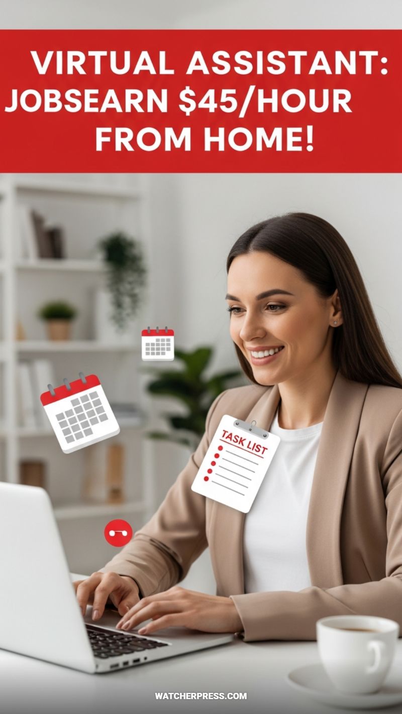 Virtual Assistant: Your Gateway to Earning $45/Hour from Home