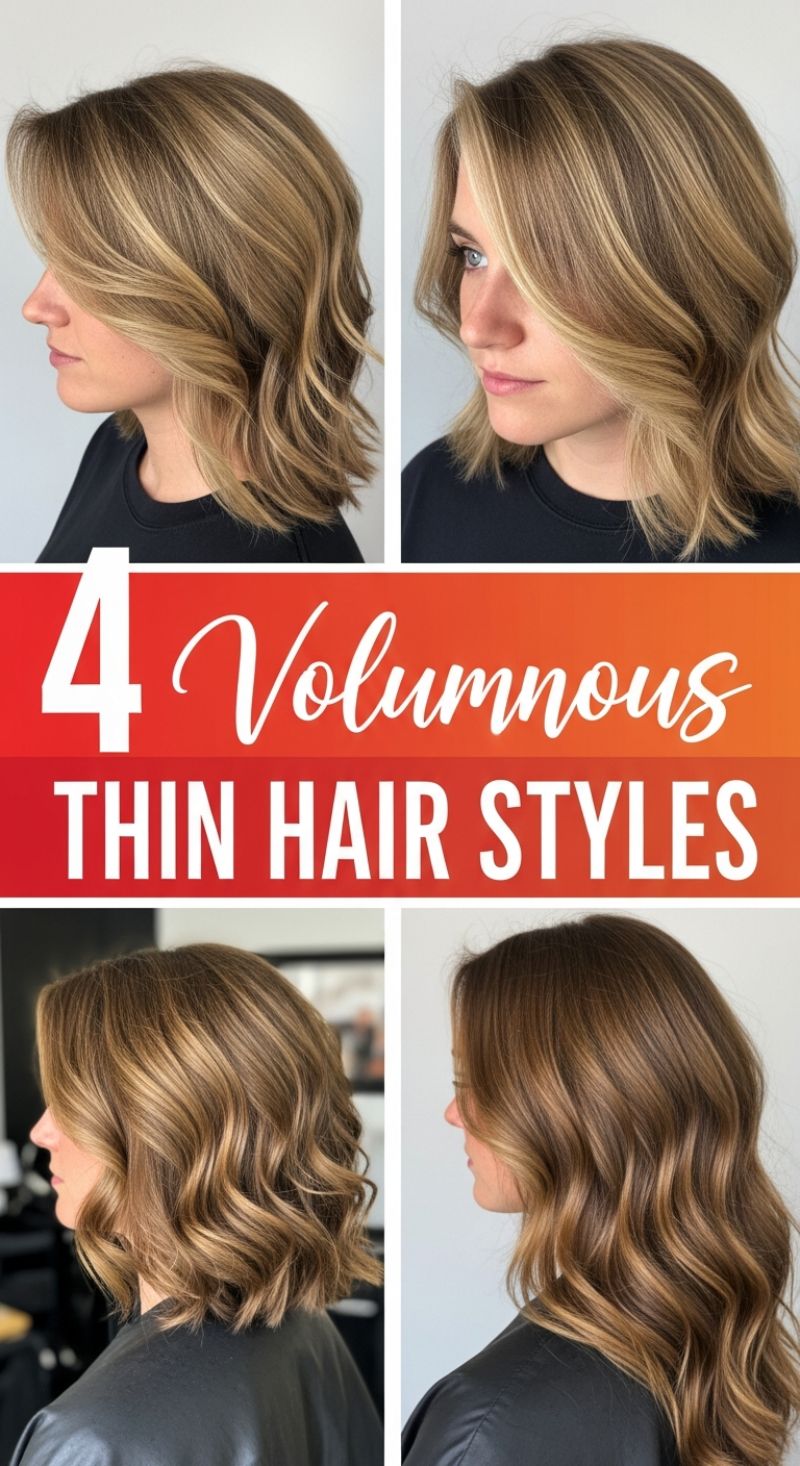 Voluminous Waves and Lobs: Prom Styles for Fine and Thin Hair