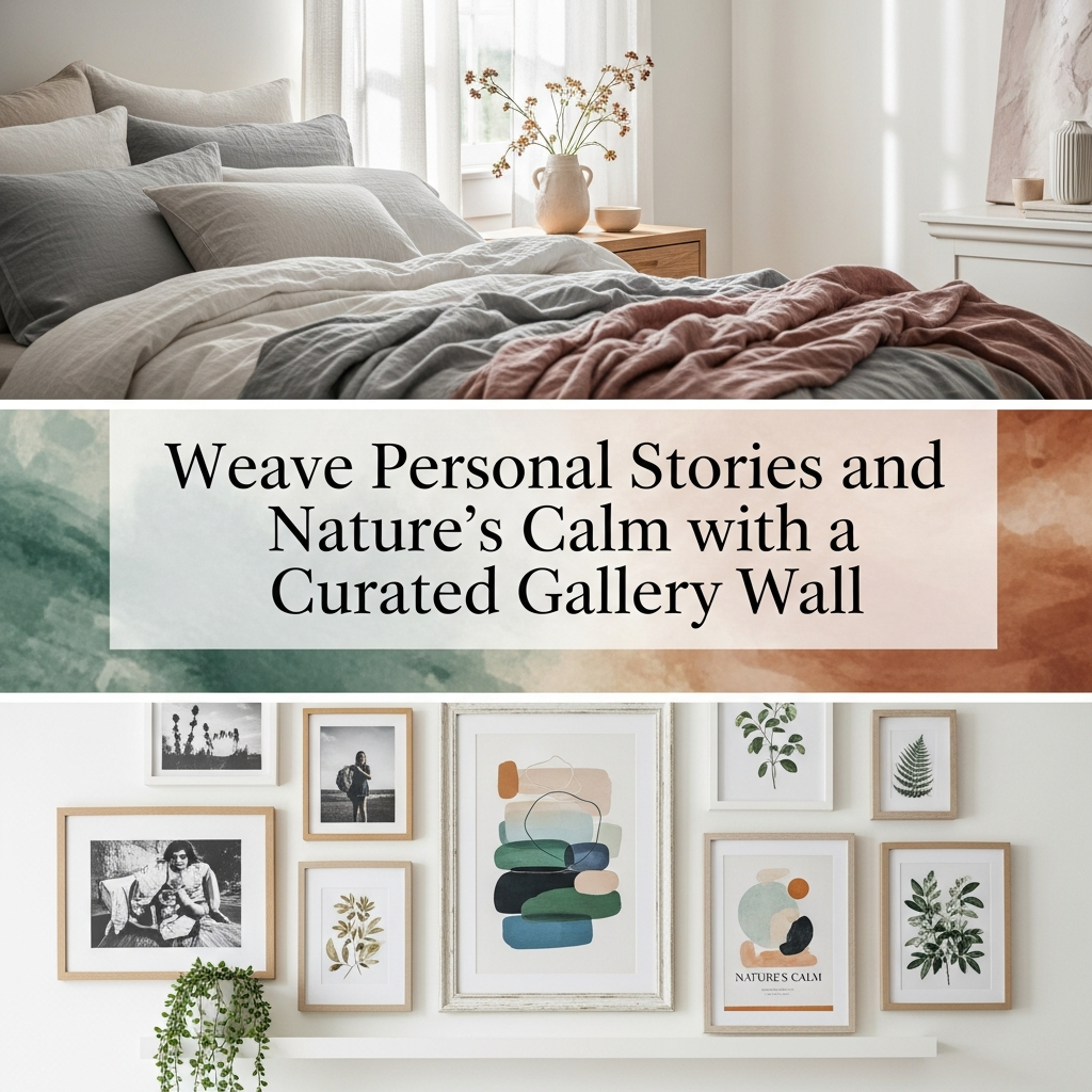 Weave Personal Stories and Nature's Calm with a Curated Gallery Wall