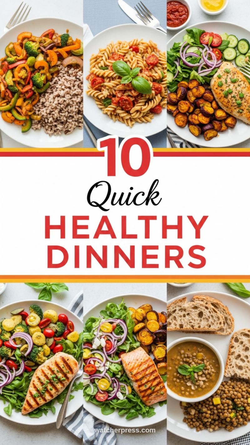 Weeknight Savior: 10 Quick Healthy Dinners in 30 Minutes