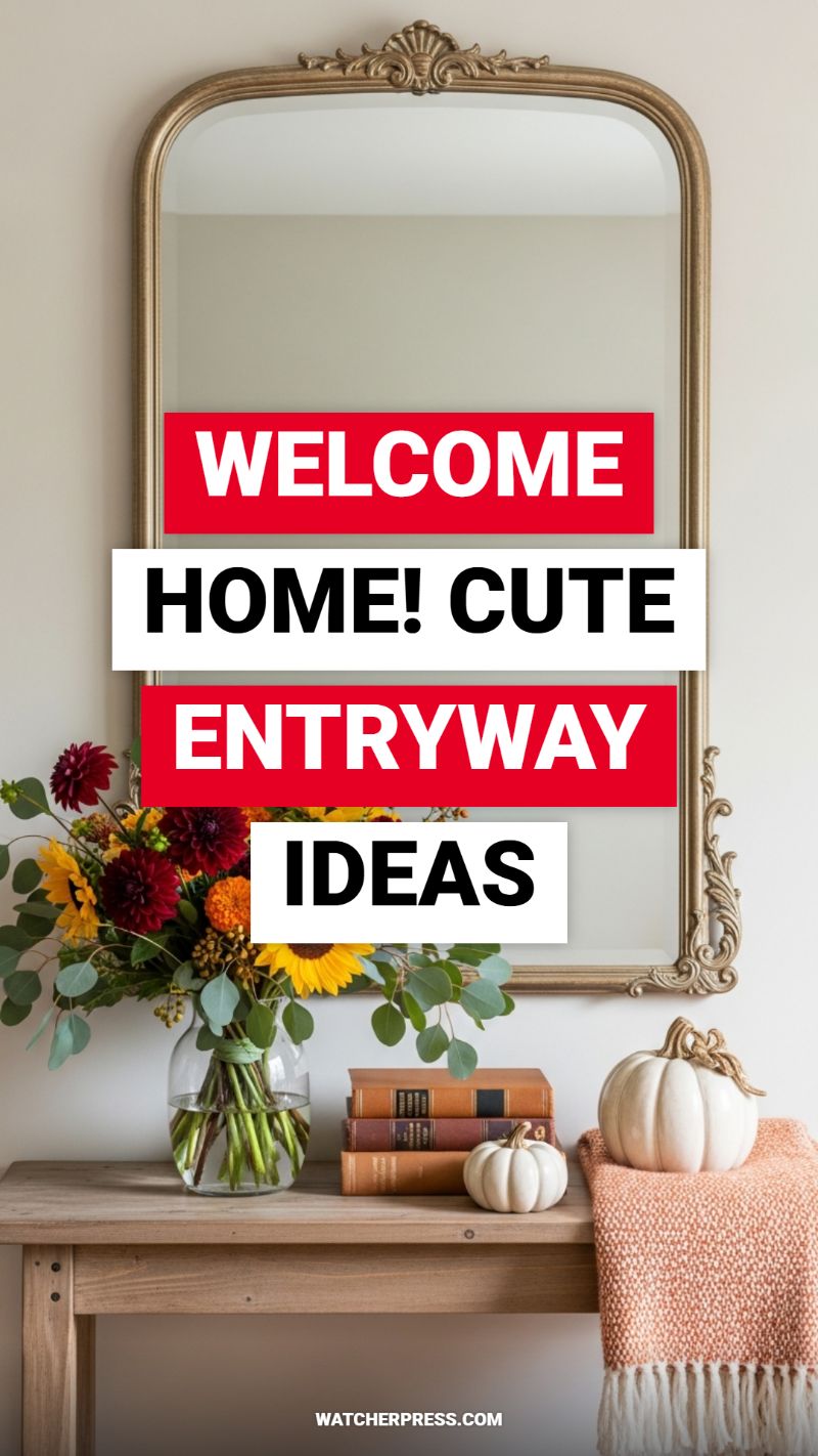 WELCOME HOME! CUTE ENTRYWAY IDEAS