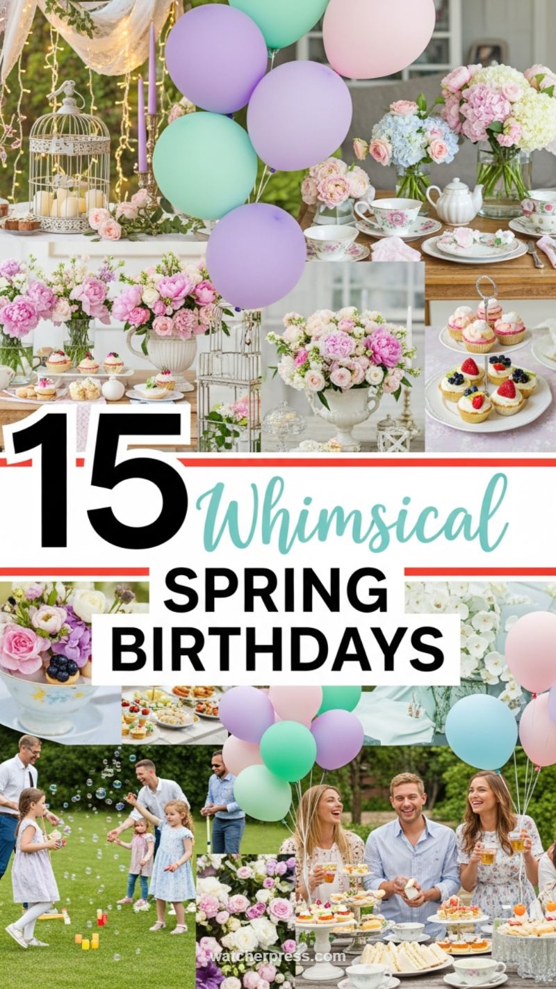 Whimsical Garden Tea Party Delights