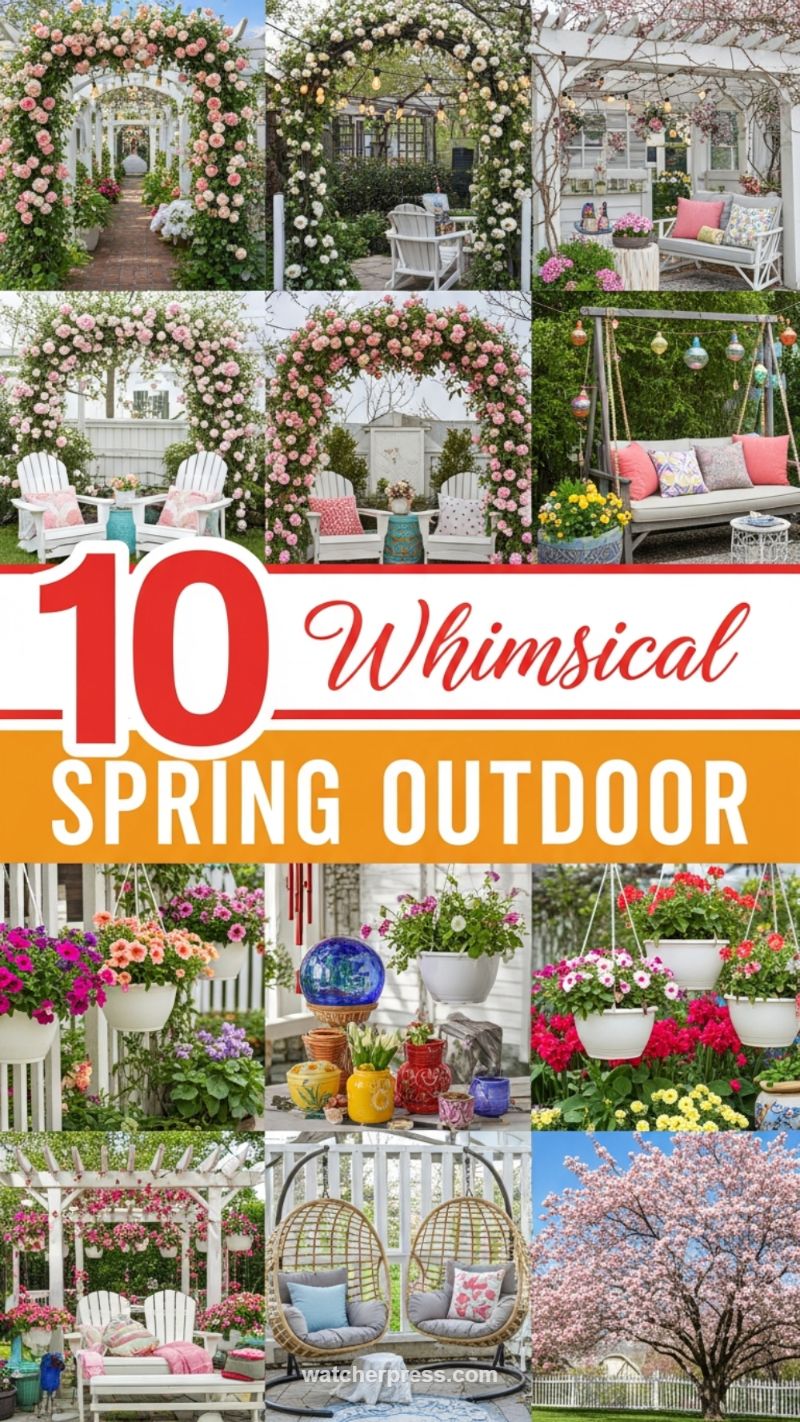 Whimsical Spring Outdoor Spaces