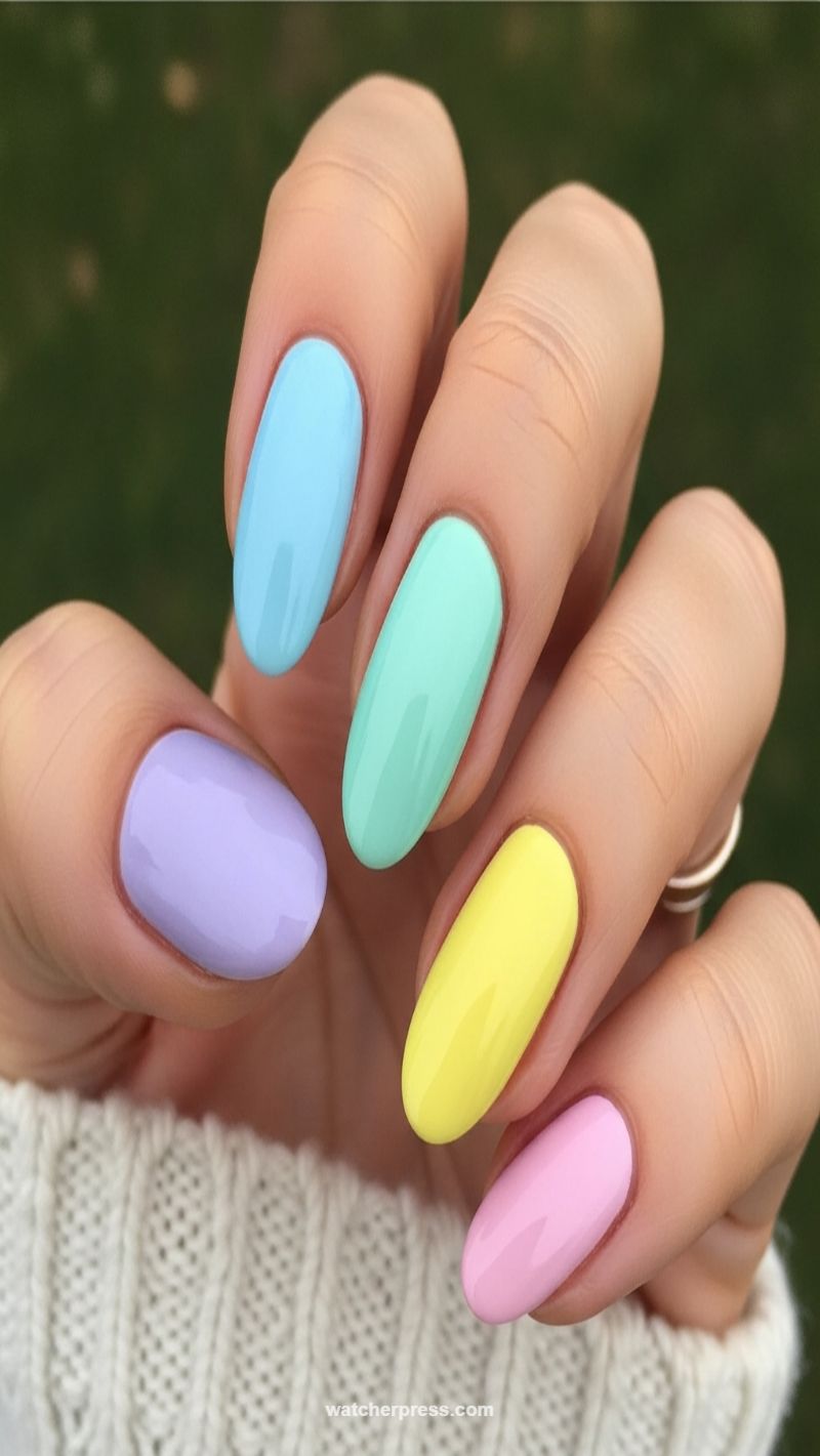 Whimsical Wonderland: Mix-and-Match Pastel Ovals