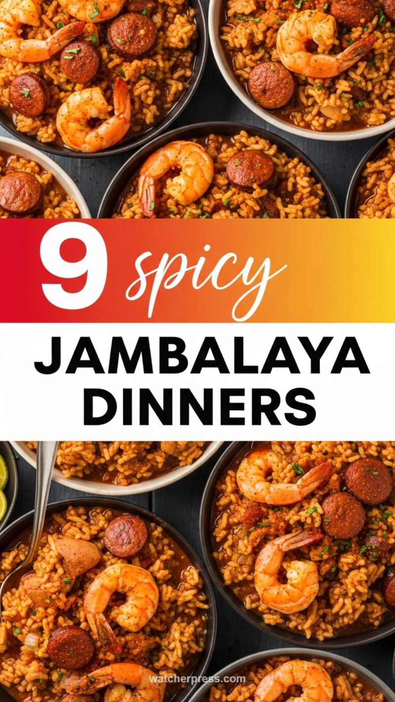 Whipping Up 9 Spicy Jambalaya Dinners