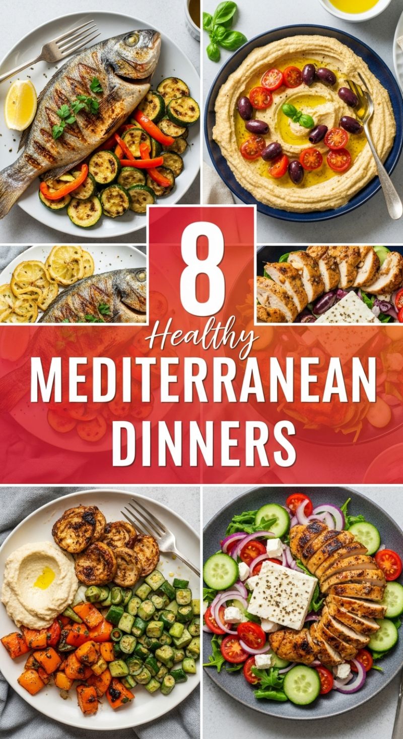 Wholesome & Healthy Mediterranean Dinners