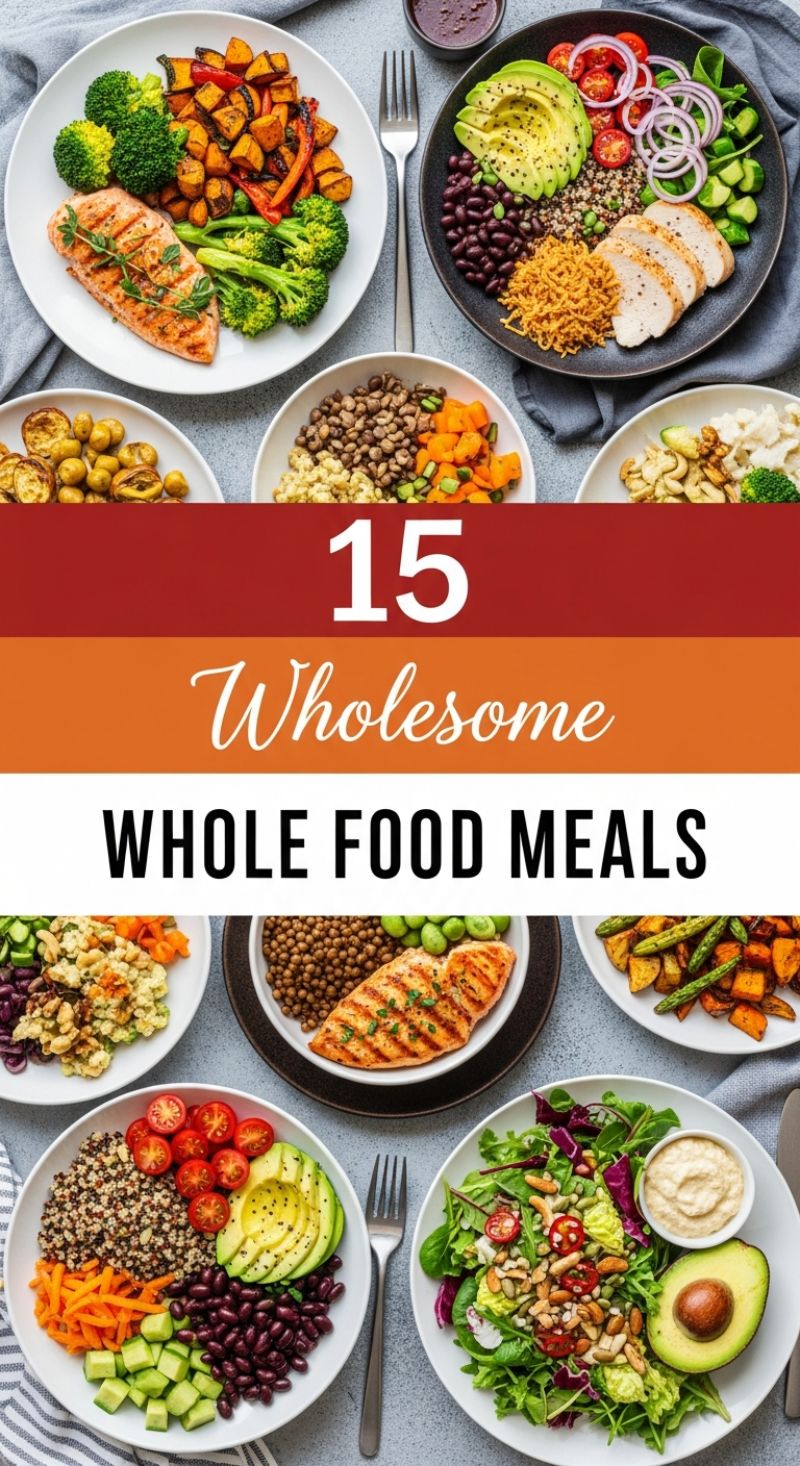 You Won't Believe How Easy These 20+ Mouth-Watering Recipes Are! Wholesome & Nutritious Whole Food Meals
